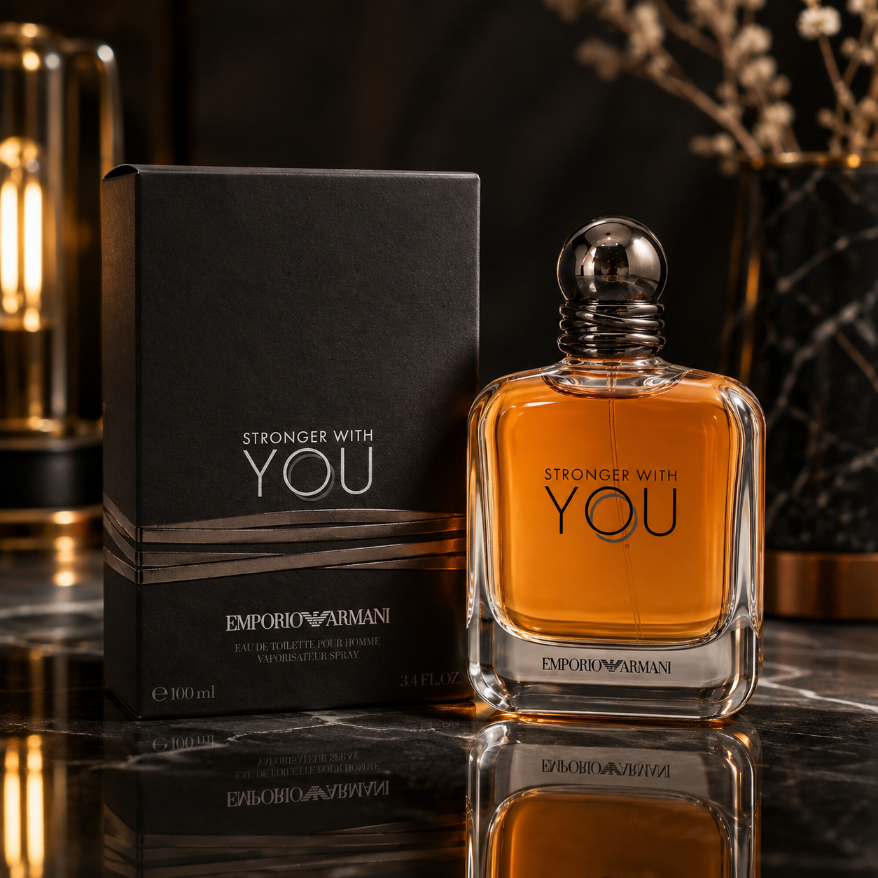 Emporio Armani Stronger With You Eau de Toilette for Men 3.4 oz (100 ml)