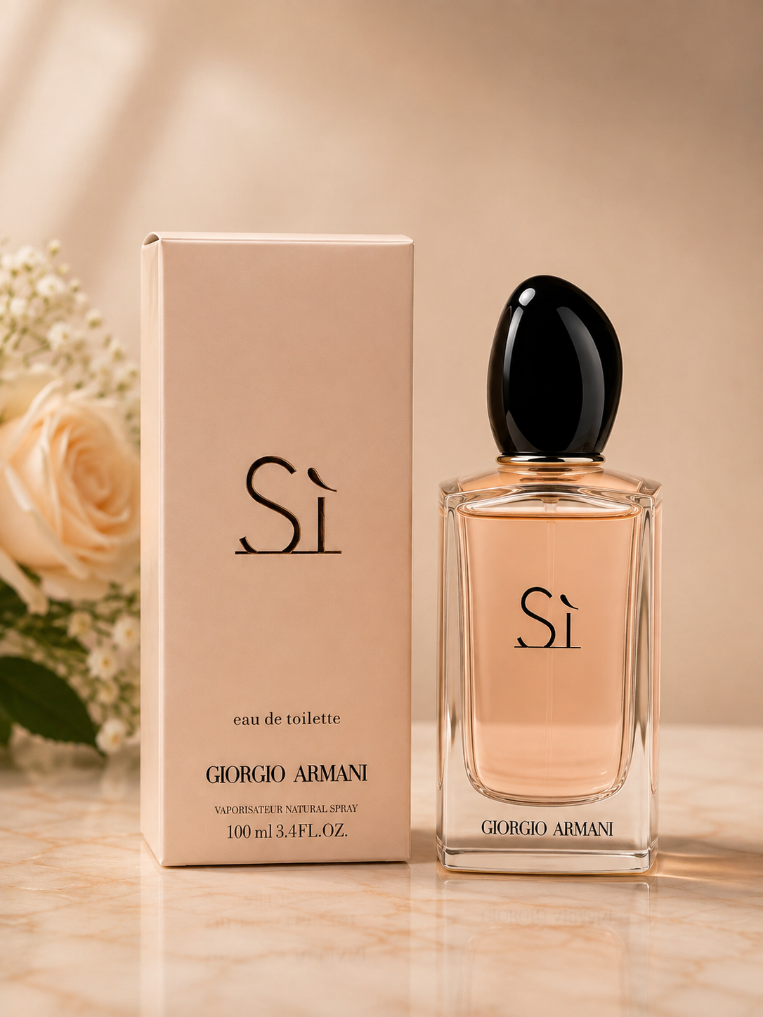 Giorgio Armani Sì Eau de Toilette for Women 3.4 fl oz / 100ml