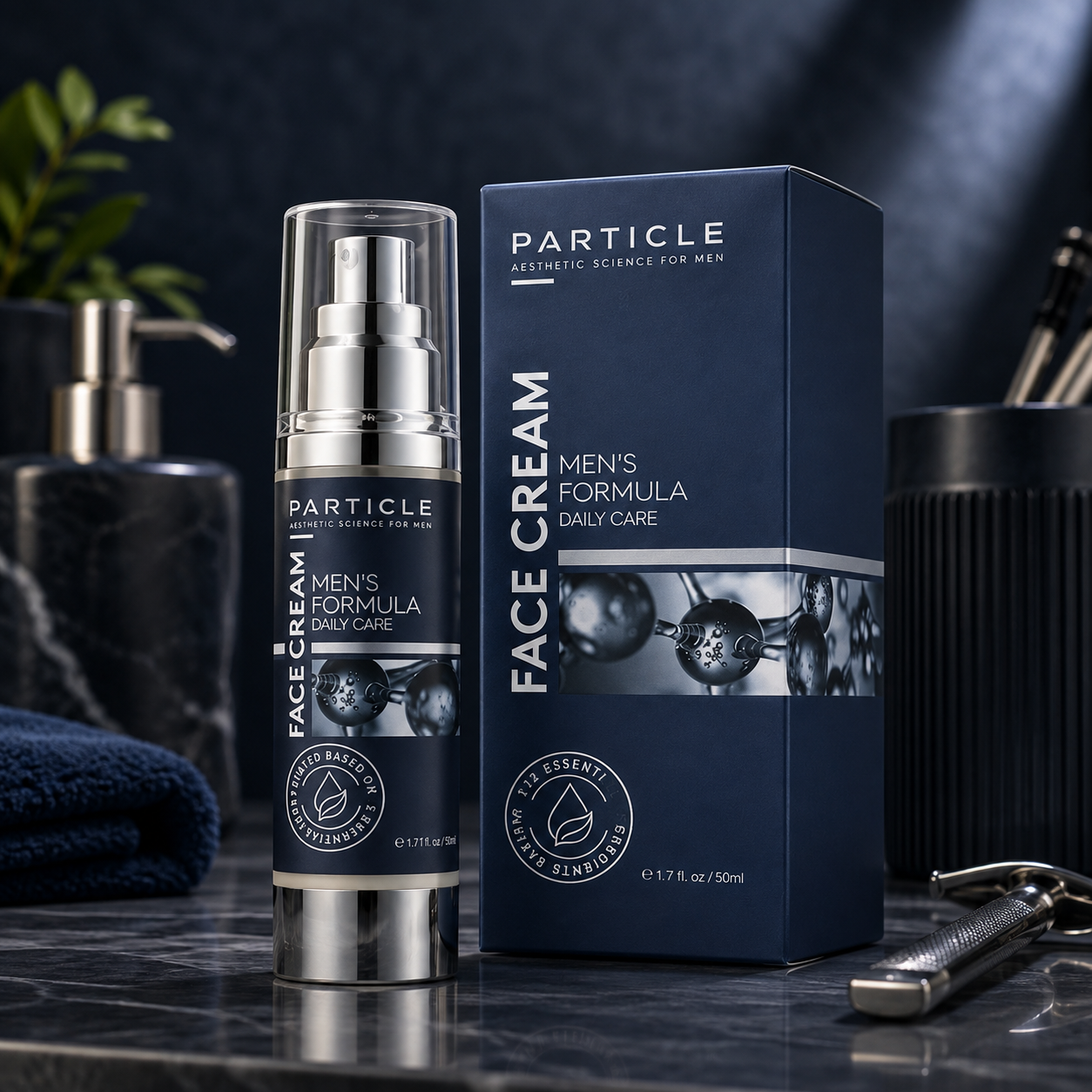 Particle Men's Formula Face Cream Daily Care 50ml / 1.71 fl oz