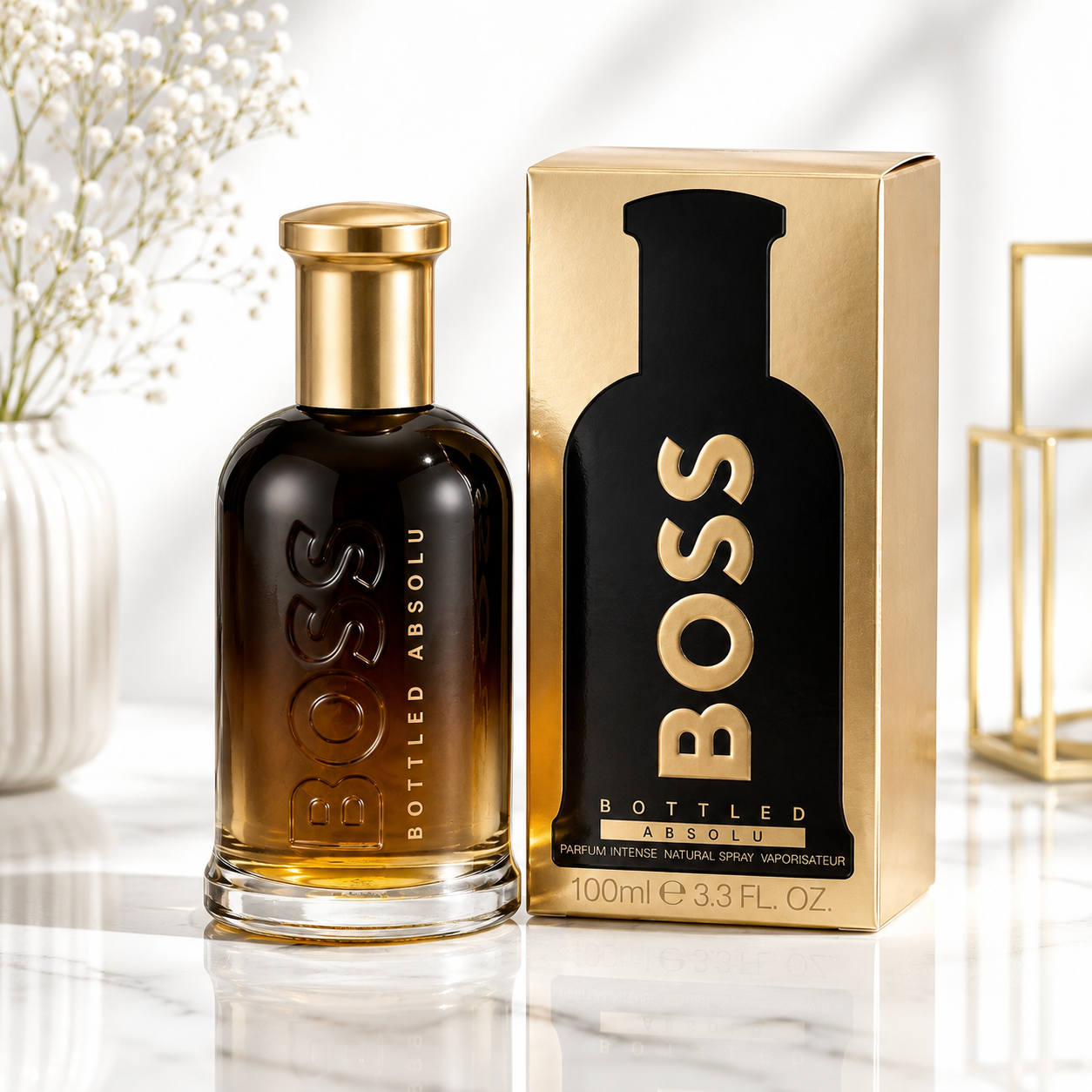 Hugo Boss BOSS Bottled Absolu Parfum Intense for Men 3.3 oz (100 ml)