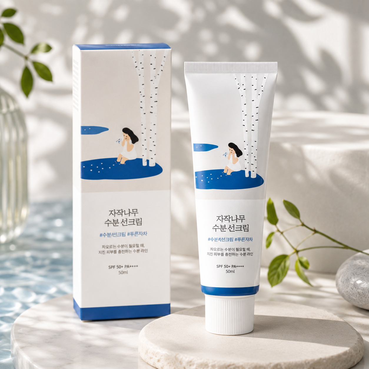 ROUND LAB Birch Juice Moisturizing Sun Cream SPF50+ PA++++ 50ml / 1.69 fl oz
