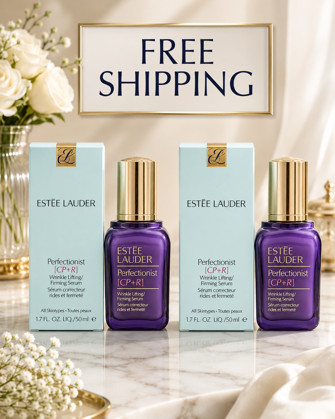 Estée Lauder Perfectionist [CP+R] Wrinkle Lifting/Firming Serum 2-Pack – 100ml / 3.4 fl oz