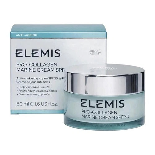 ELEMIS Pro-Collagen Marine Cream SPF 30 – Anti-Wrinkle Day Cream, 50ml / 1.6 Fl Oz