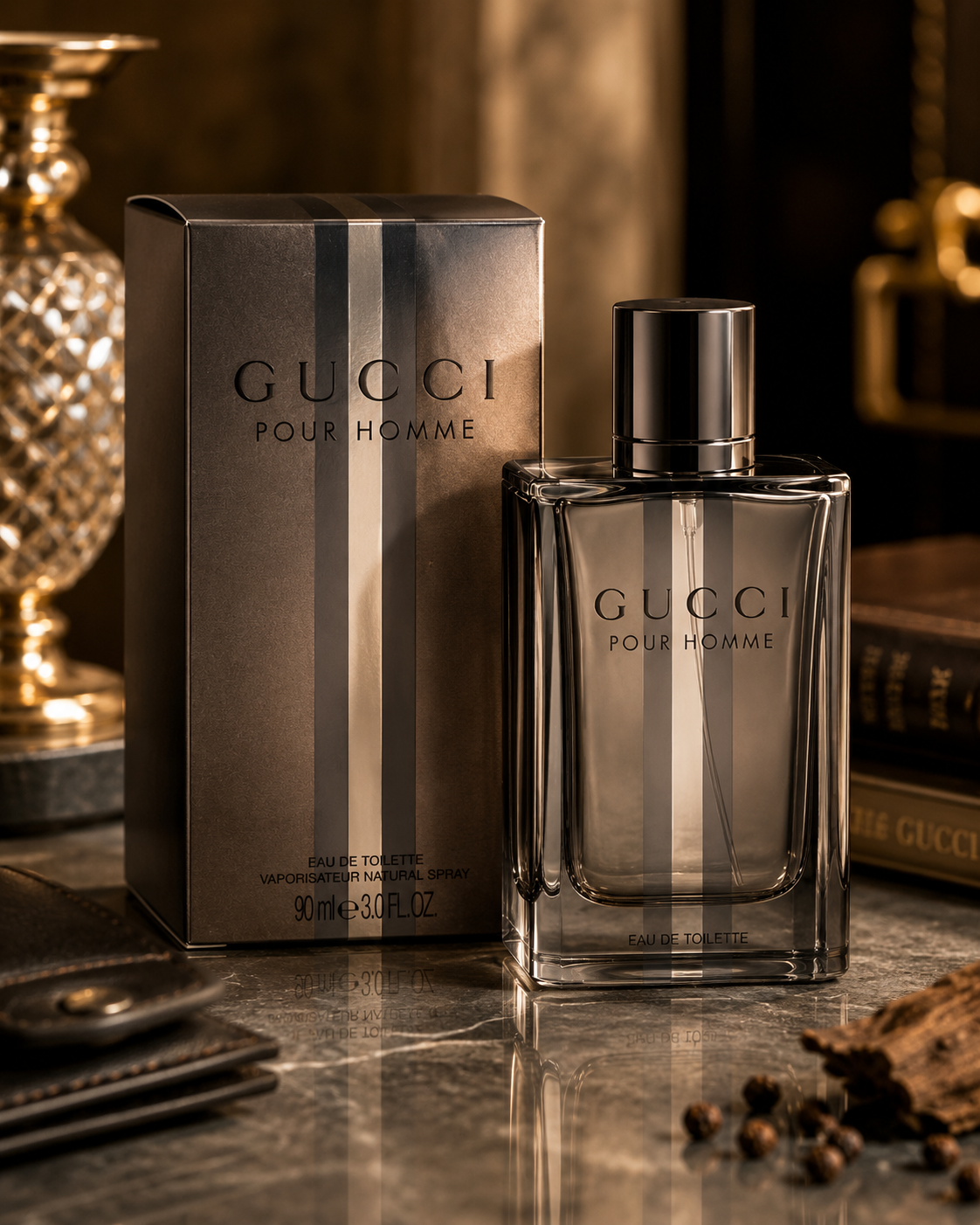 Gucci Pour Homme Eau de Toilette for Men 90ml / 3.0 fl oz