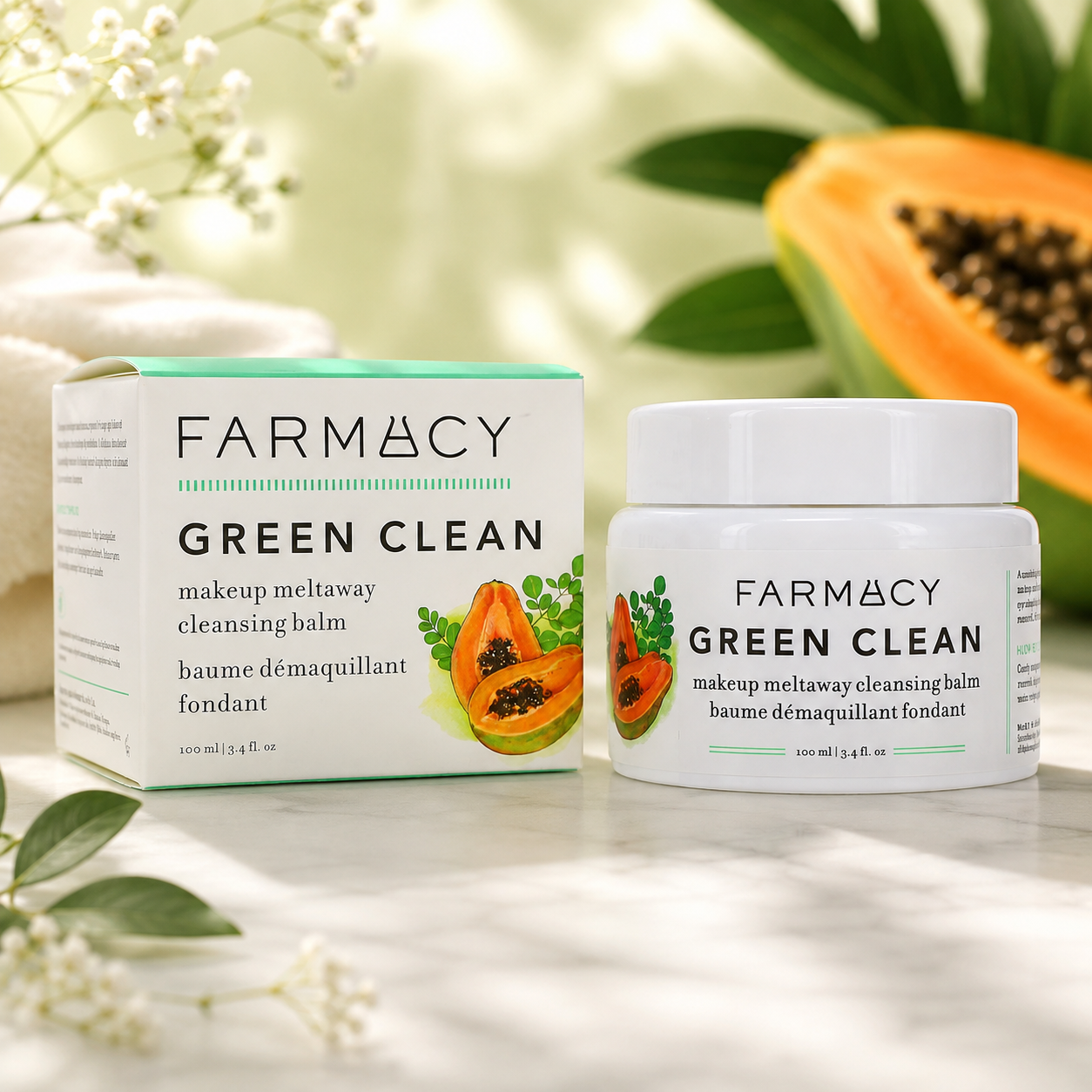 Farmacy Green Clean Makeup Meltaway Cleansing Balm 100 ml / 3.4 fl oz