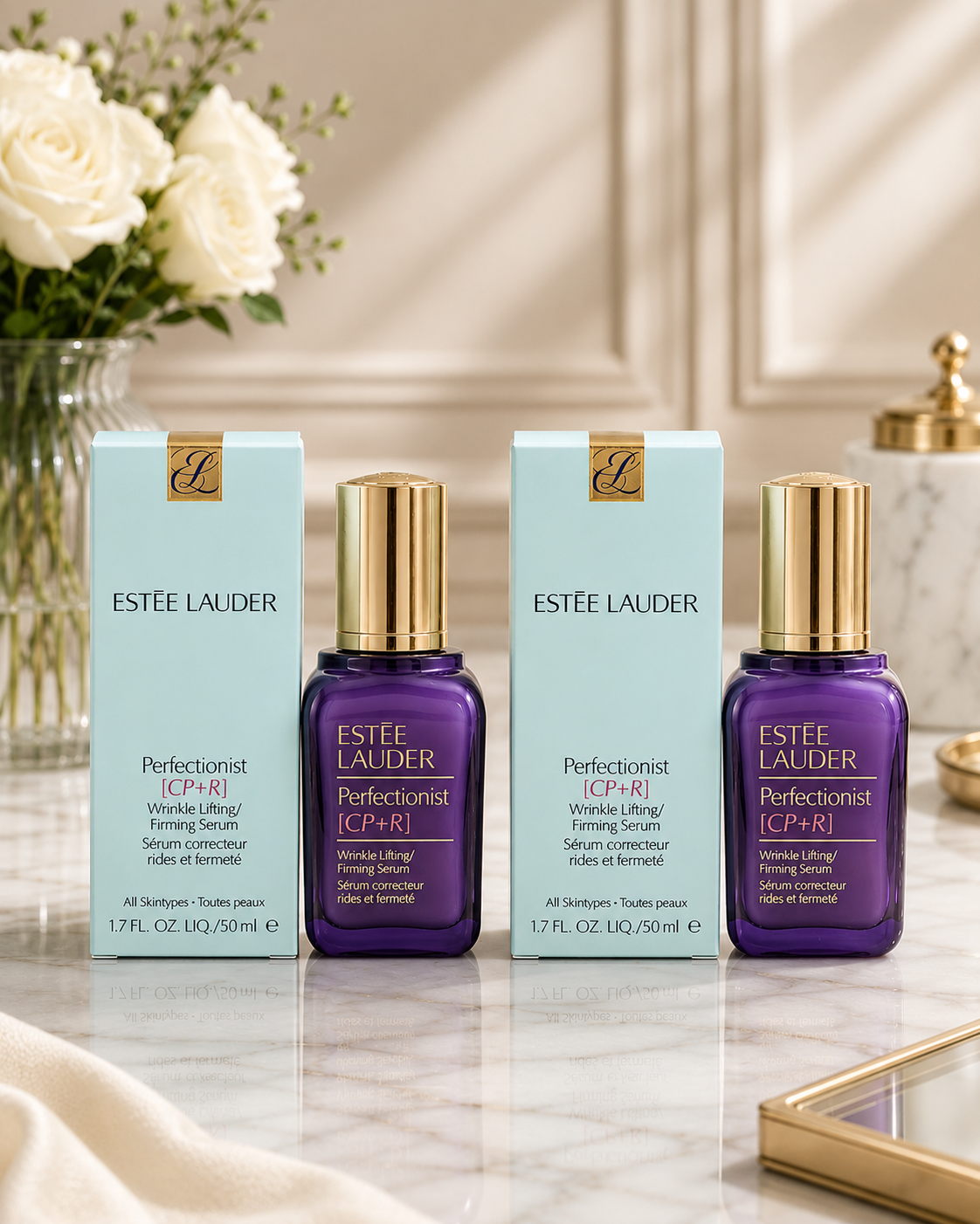 Estée Lauder Perfectionist [CP+R] Wrinkle Lifting/Firming Serum 2-Pack – 100ml / 3.4 fl oz