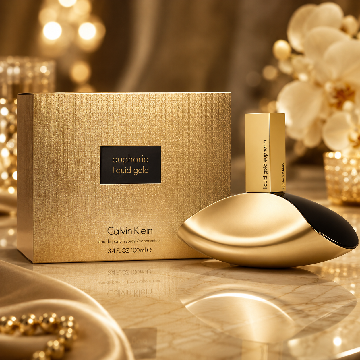 Calvin Klein Euphoria Liquid Gold Eau de Parfum for Women 100ml / 3.4 FL OZ