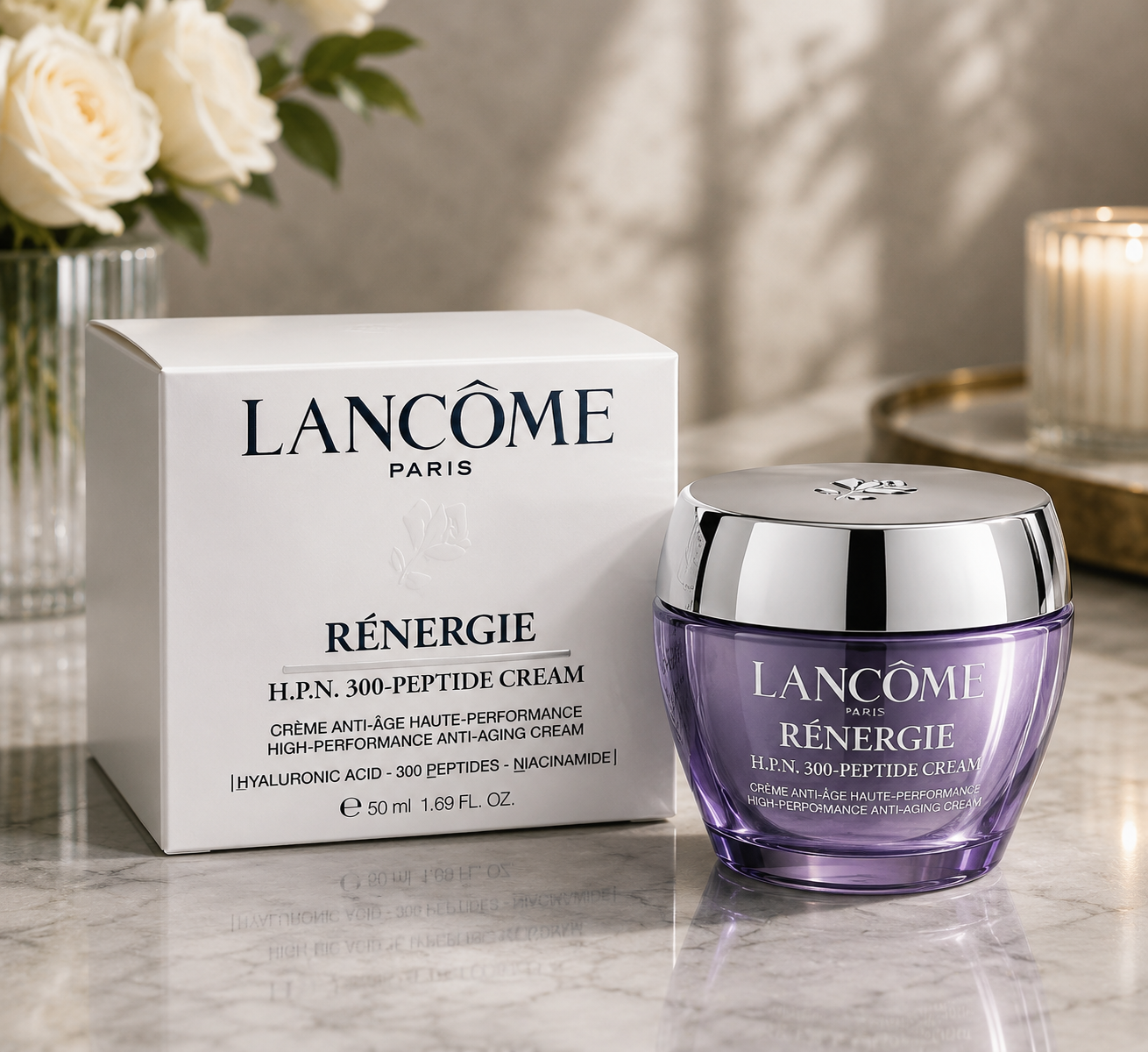 Lancôme Rénergie H.P.N. 300-Peptide Cream – High-Performance Anti-Aging Face Cream, 50 ml / 1.69 fl oz